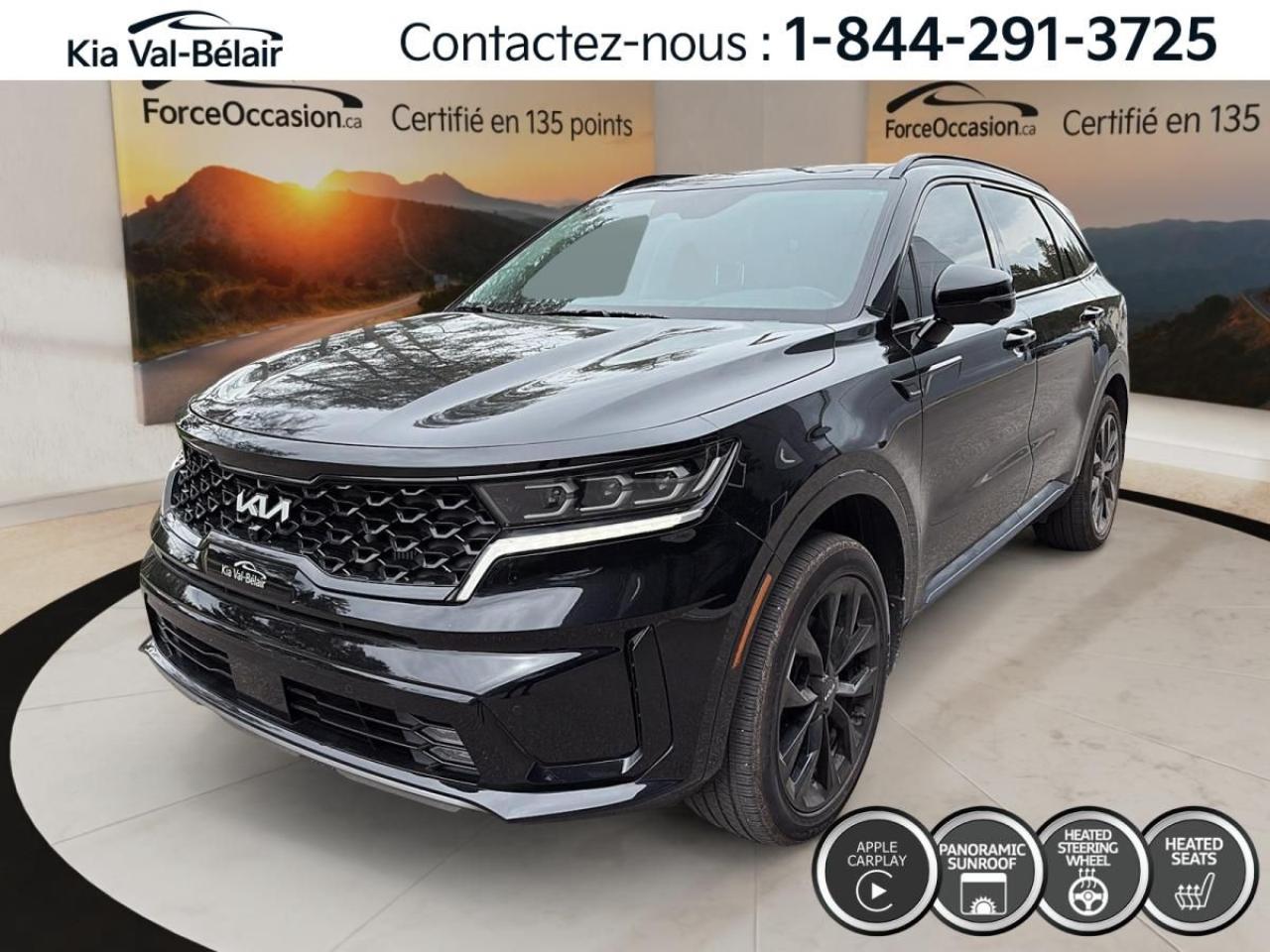 Used 2023 Kia Sorento SX A/C * AWD * 3500 LBS TOWING * 6 PLACES * GPS * for sale in Québec, QC