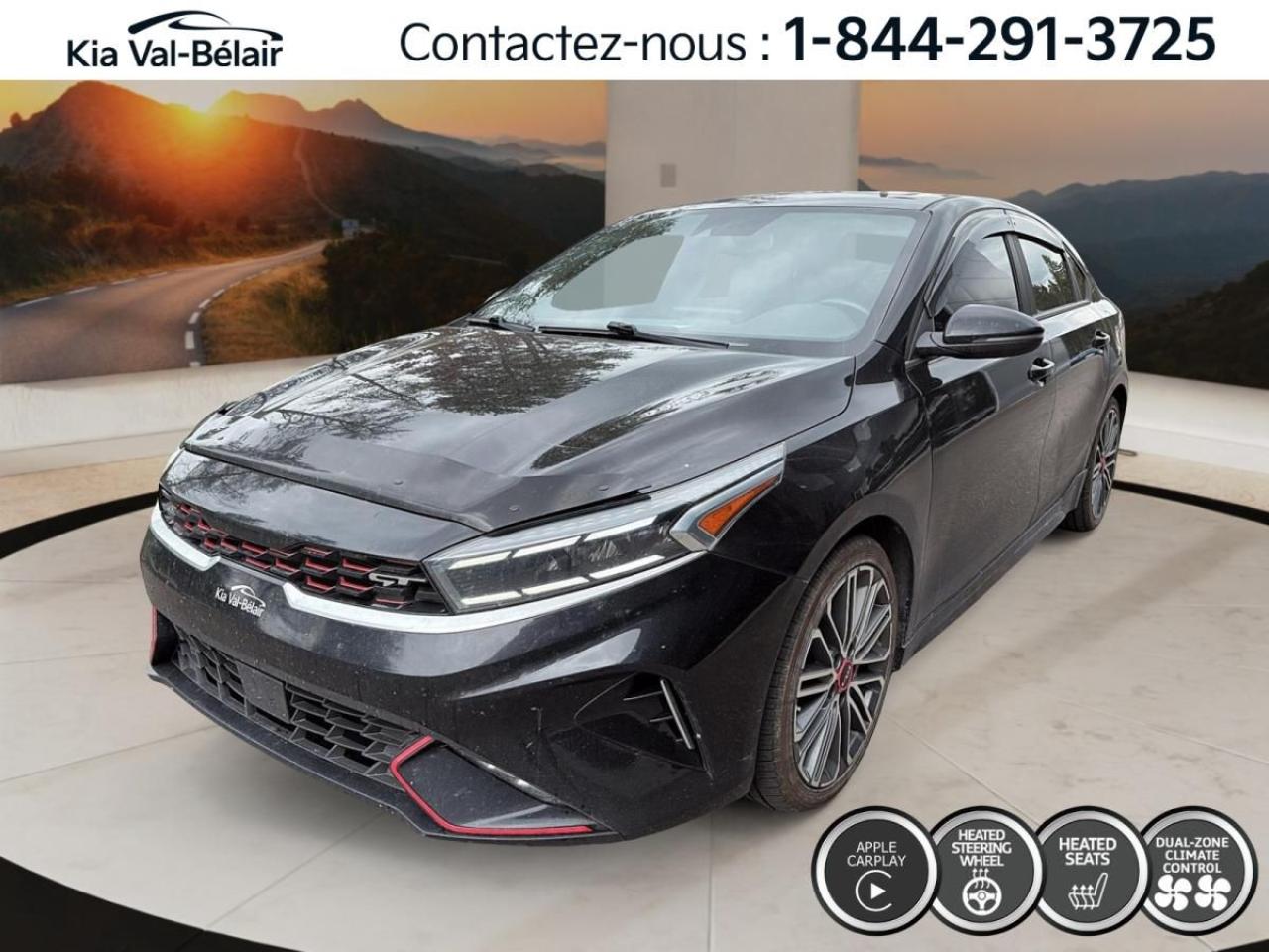 Used 2022 Kia Forte GT TURBO *A/C * CUIR * TOIT * CARPLAY * 201HP for sale in Québec, QC