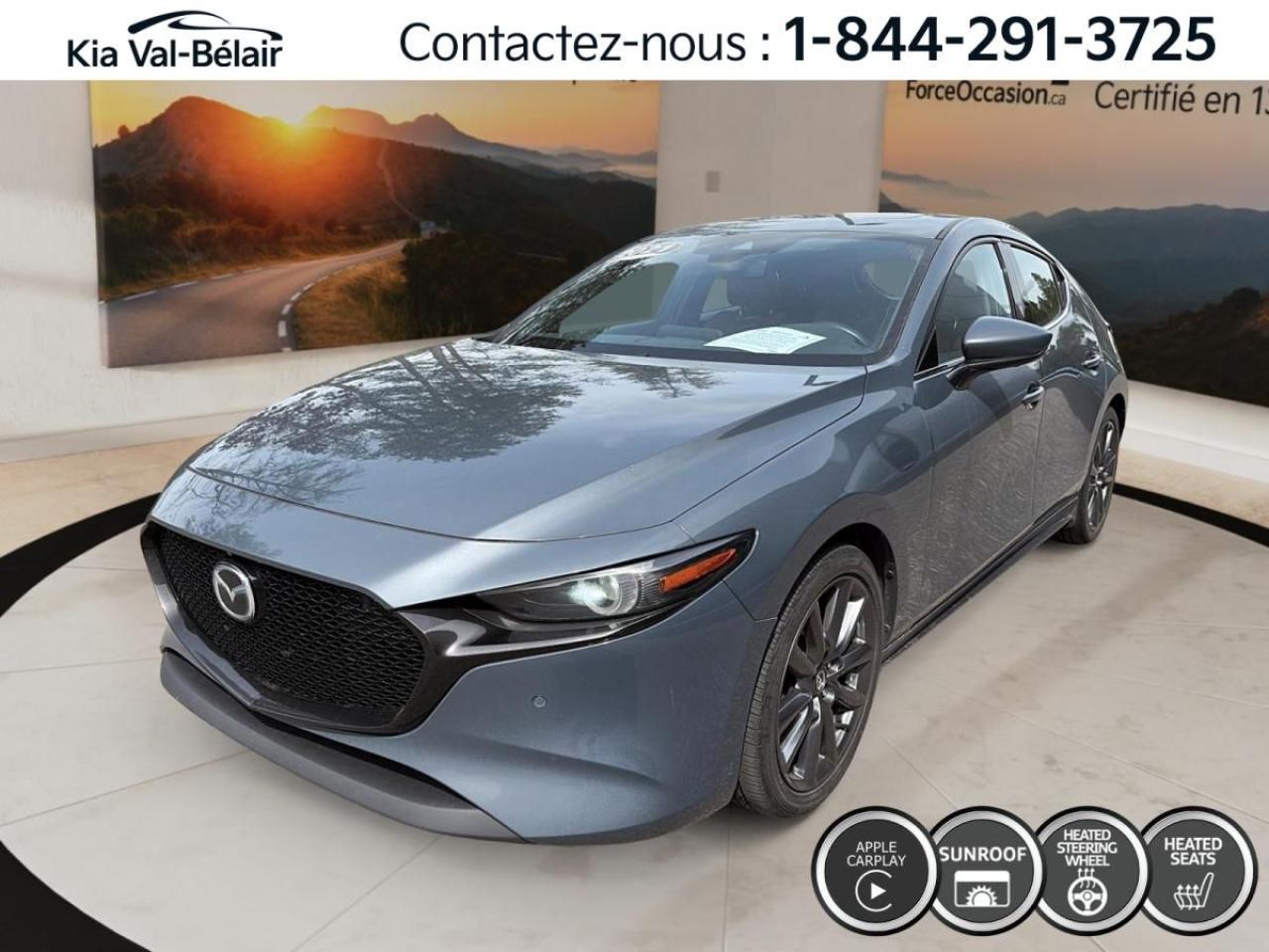 Used 2021 Mazda MAZDA3 Sport GT * FWD * CRUISE * TOIT * A/C * CARPLAY for sale in Québec, QC