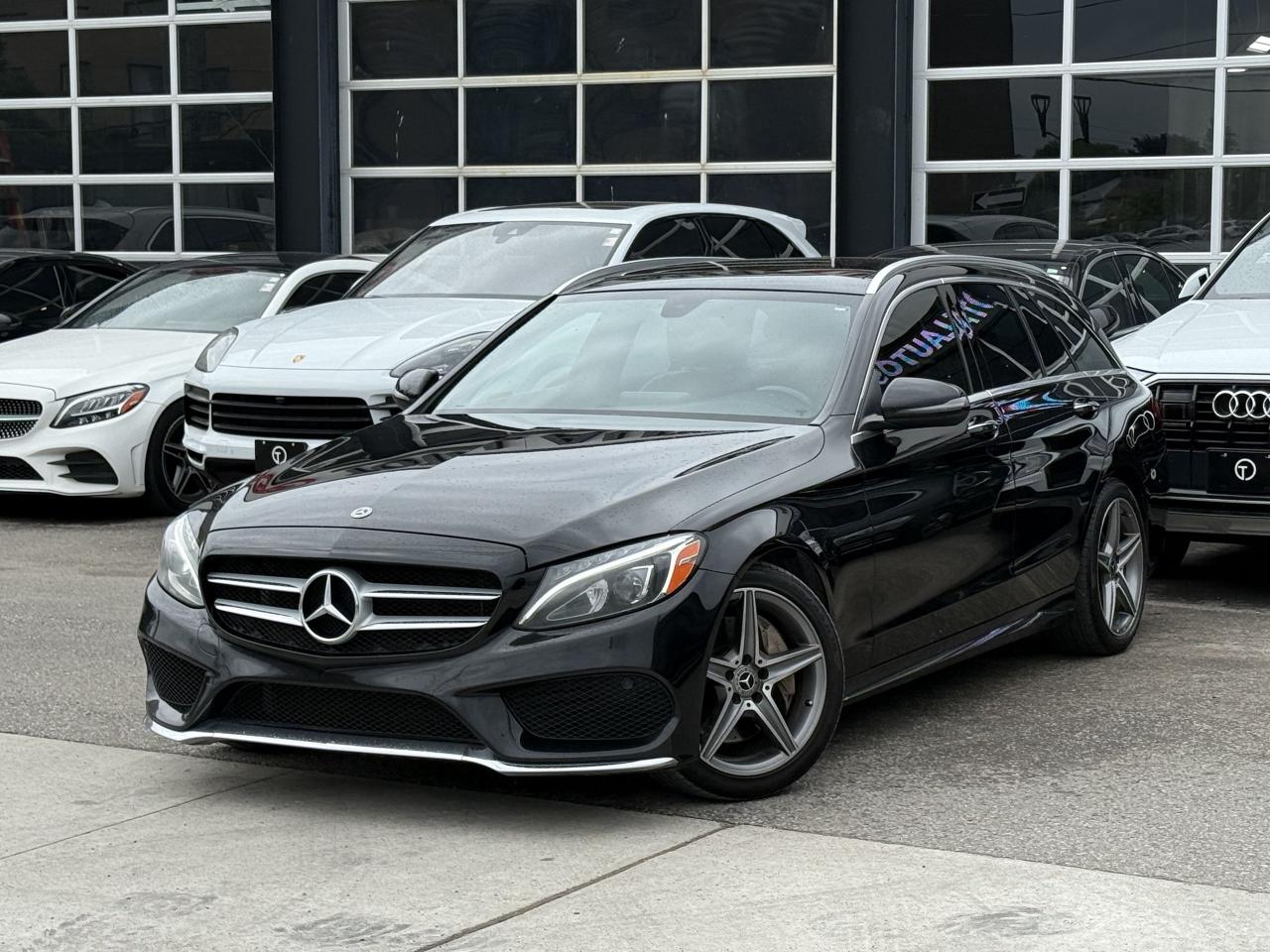 2018 Mercedes-Benz C-Class //AMG 300 WAGON | RED LEATHER | LOADED - Photo #4