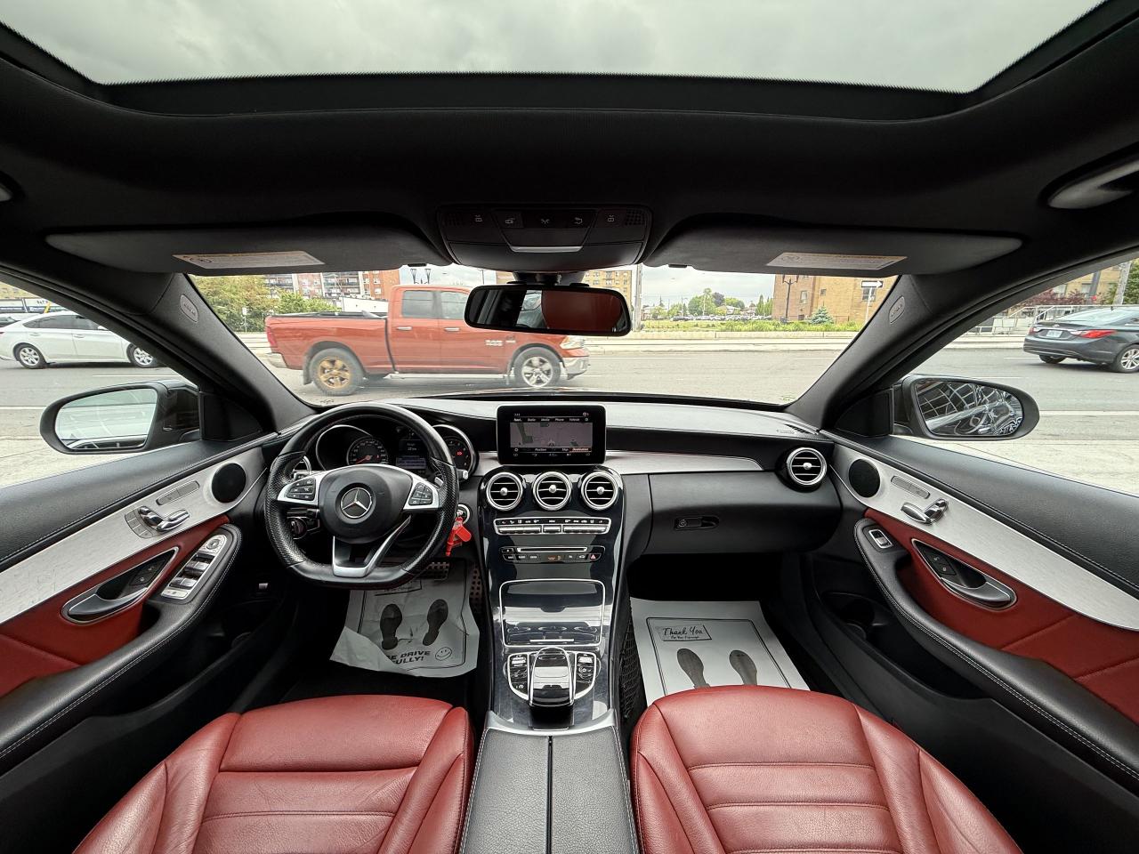 2018 Mercedes-Benz C-Class //AMG 300 WAGON | RED LEATHER | LOADED - Photo #3