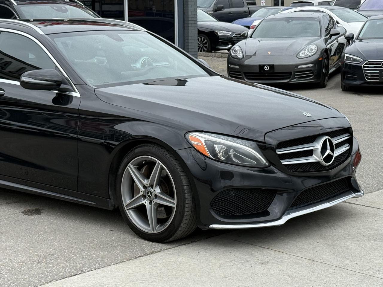 2018 Mercedes-Benz C-Class //AMG 300 WAGON | RED LEATHER | LOADED - Photo #9