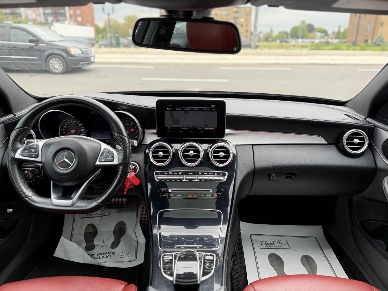 2018 Mercedes-Benz C-Class //AMG 300 WAGON | RED LEATHER | LOADED - Photo #16