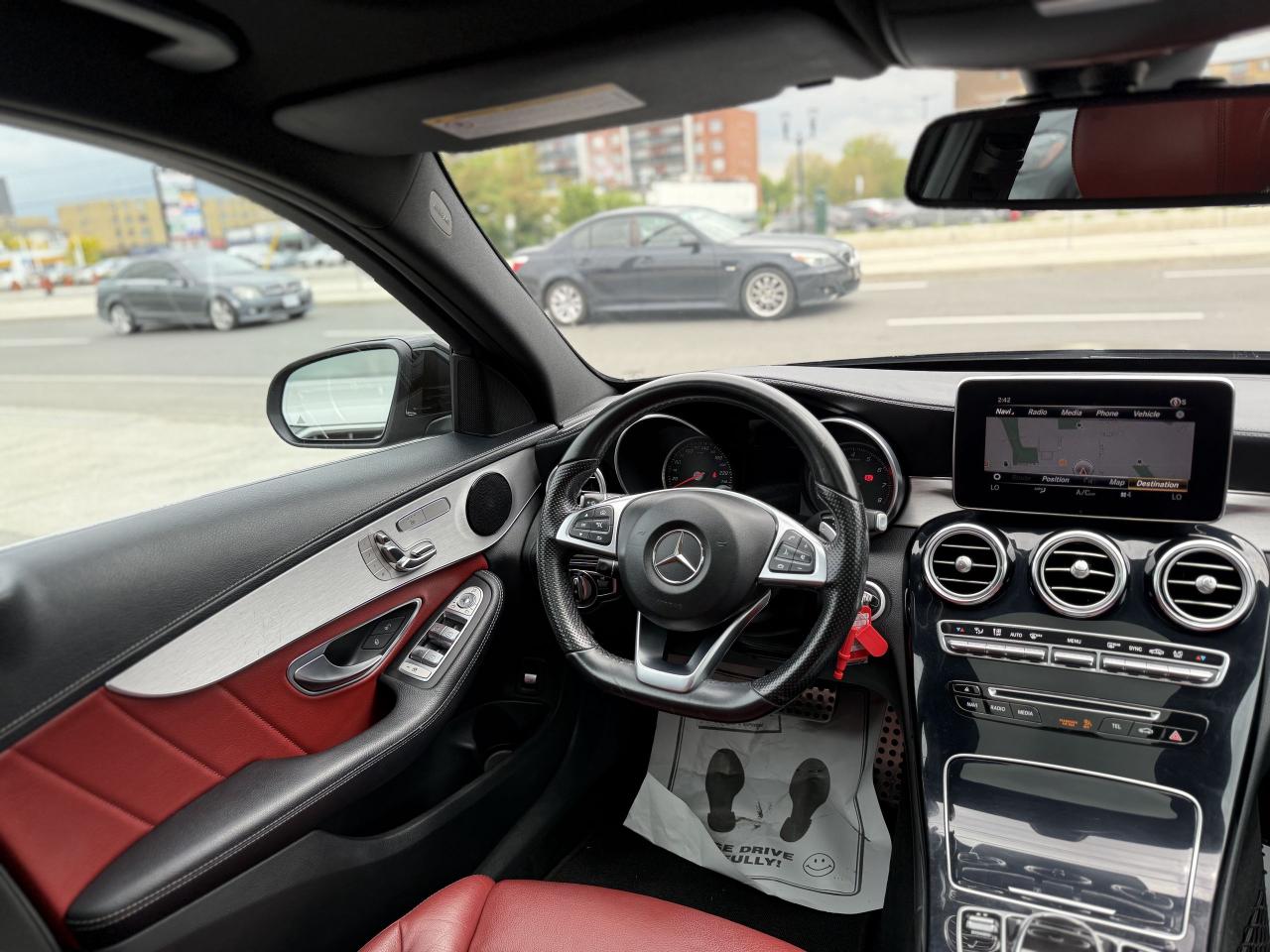 2018 Mercedes-Benz C-Class //AMG 300 WAGON | RED LEATHER | LOADED - Photo #17