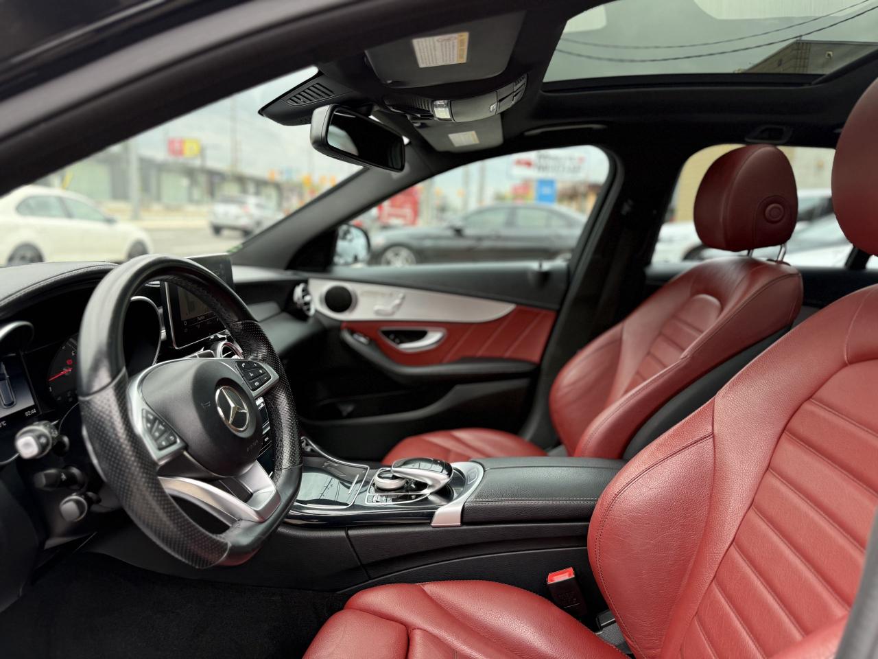 2018 Mercedes-Benz C-Class //AMG 300 WAGON | RED LEATHER | LOADED - Photo #27