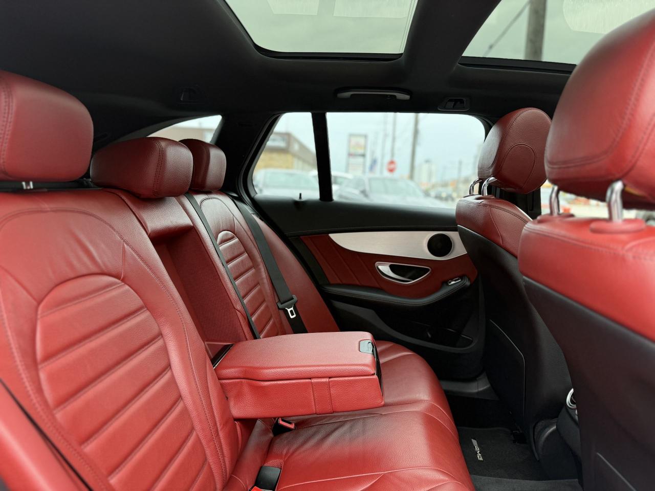 2018 Mercedes-Benz C-Class //AMG 300 WAGON | RED LEATHER | LOADED - Photo #33