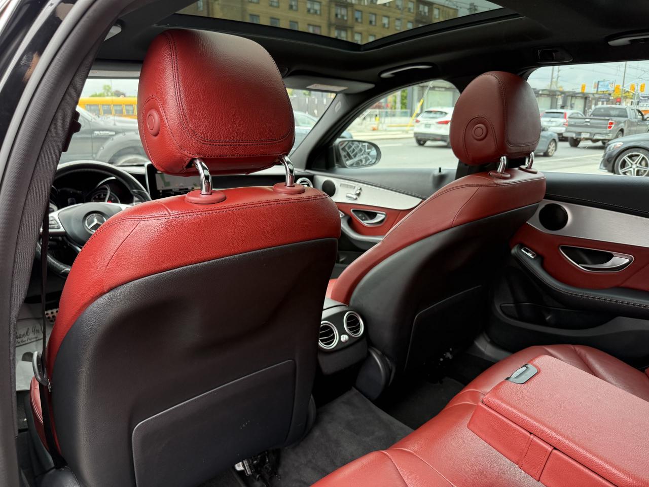 2018 Mercedes-Benz C-Class //AMG 300 WAGON | RED LEATHER | LOADED - Photo #37
