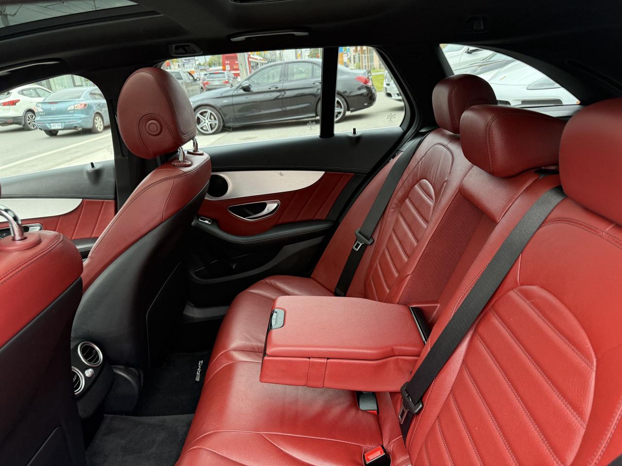 2018 Mercedes-Benz C-Class //AMG 300 WAGON | RED LEATHER | LOADED - Photo #38