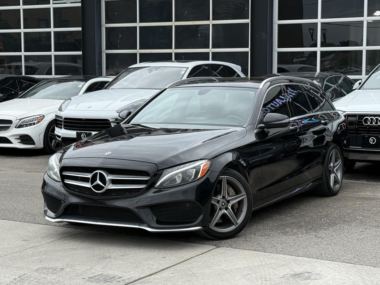 2018 Mercedes-Benz C-Class //AMG 300 WAGON | RED LEATHER | LOADED - Photo #4