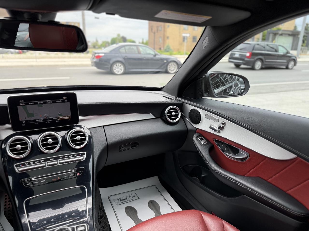 2018 Mercedes-Benz C-Class //AMG 300 WAGON | RED LEATHER | LOADED - Photo #18