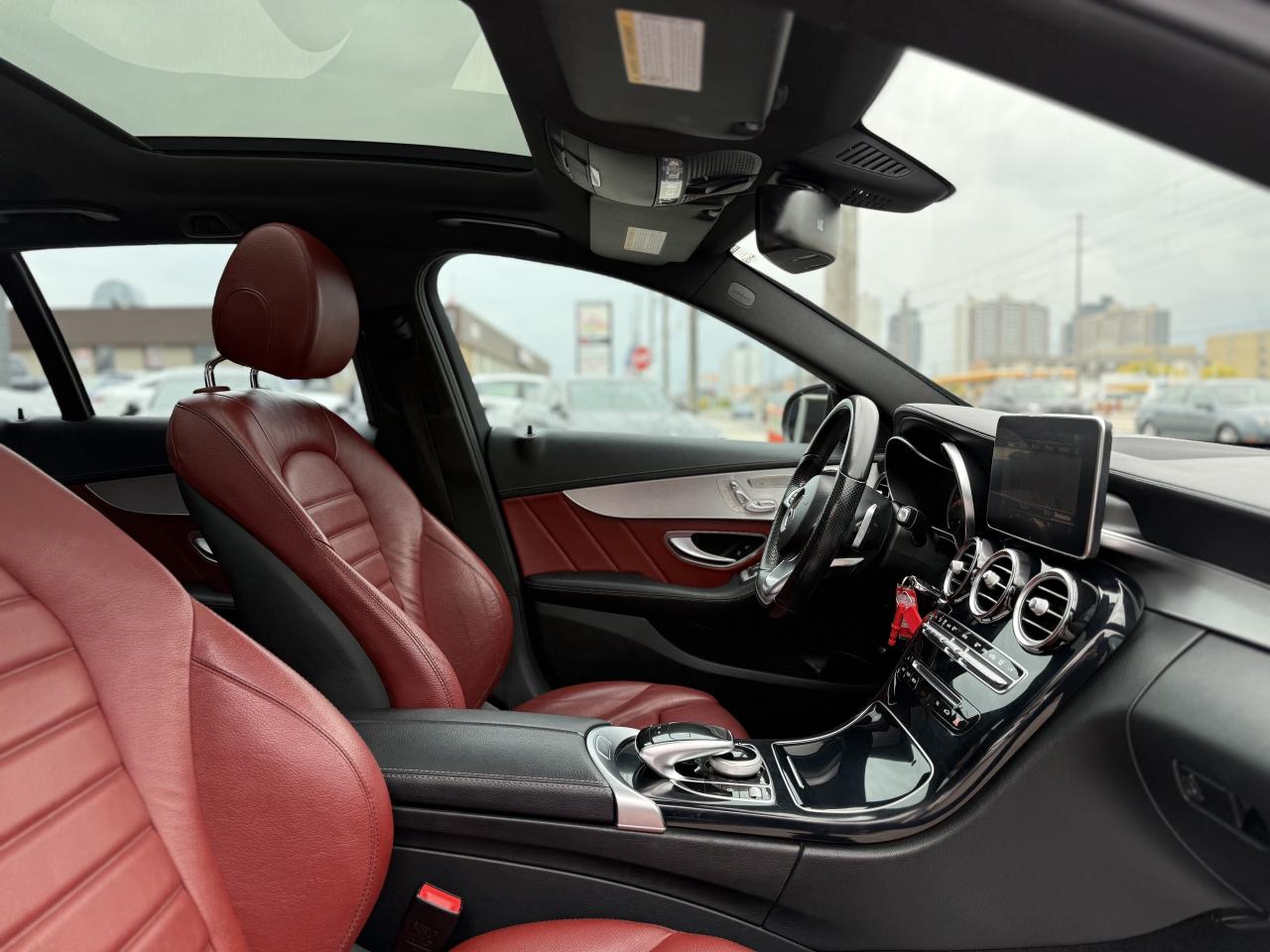 2018 Mercedes-Benz C-Class //AMG 300 WAGON | RED LEATHER | LOADED - Photo #30