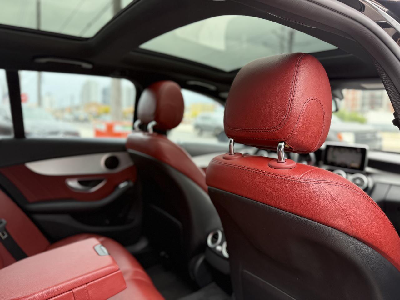 2018 Mercedes-Benz C-Class //AMG 300 WAGON | RED LEATHER | LOADED - Photo #34