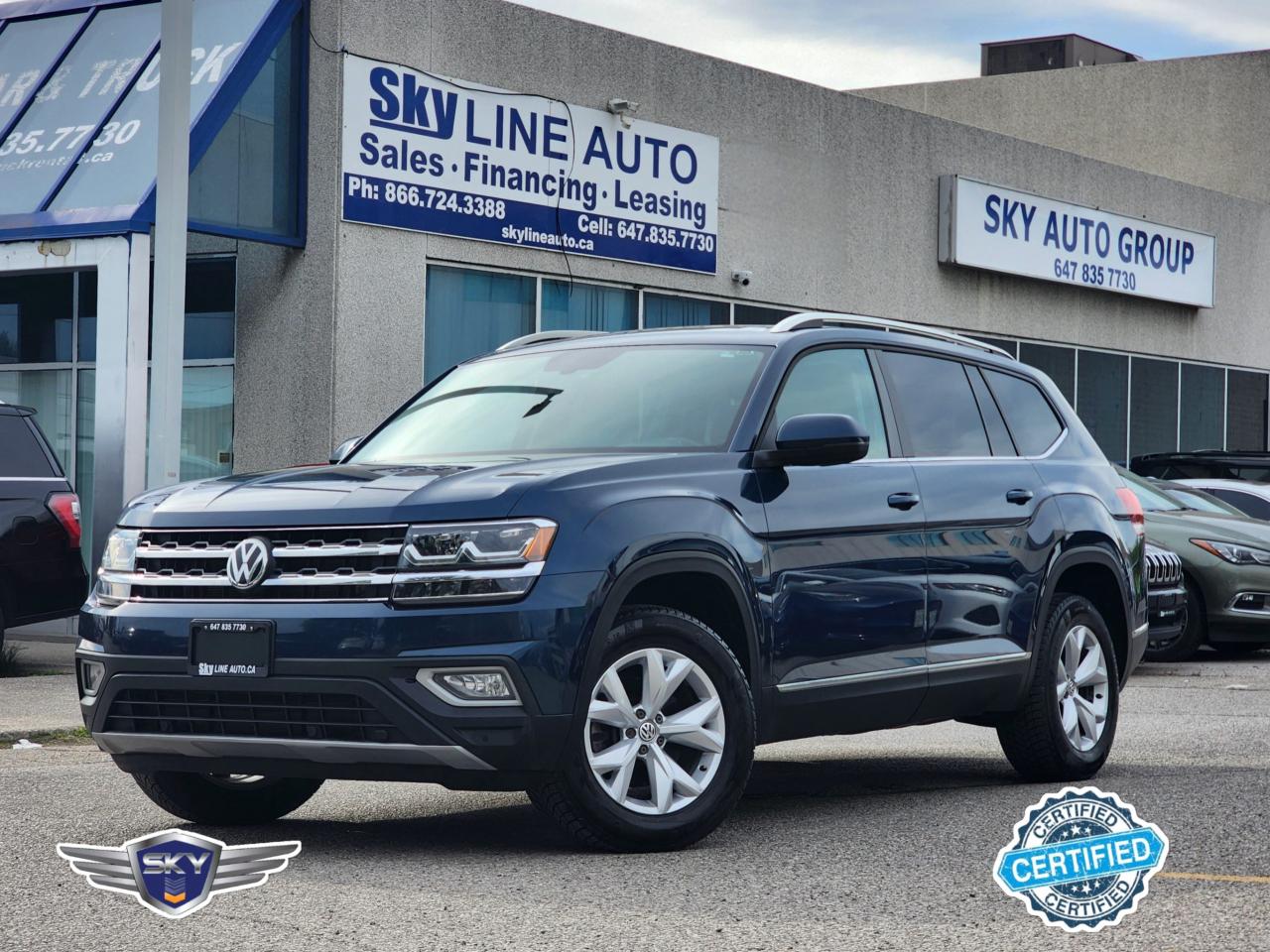 Used 2018 Volkswagen Atlas Highline 4MOTION | ACCIDENT FREE | REMOTE STARTER | PANORAMIC | BACKUP CAMERA|APPLE CARPLAY for sale in Concord, ON