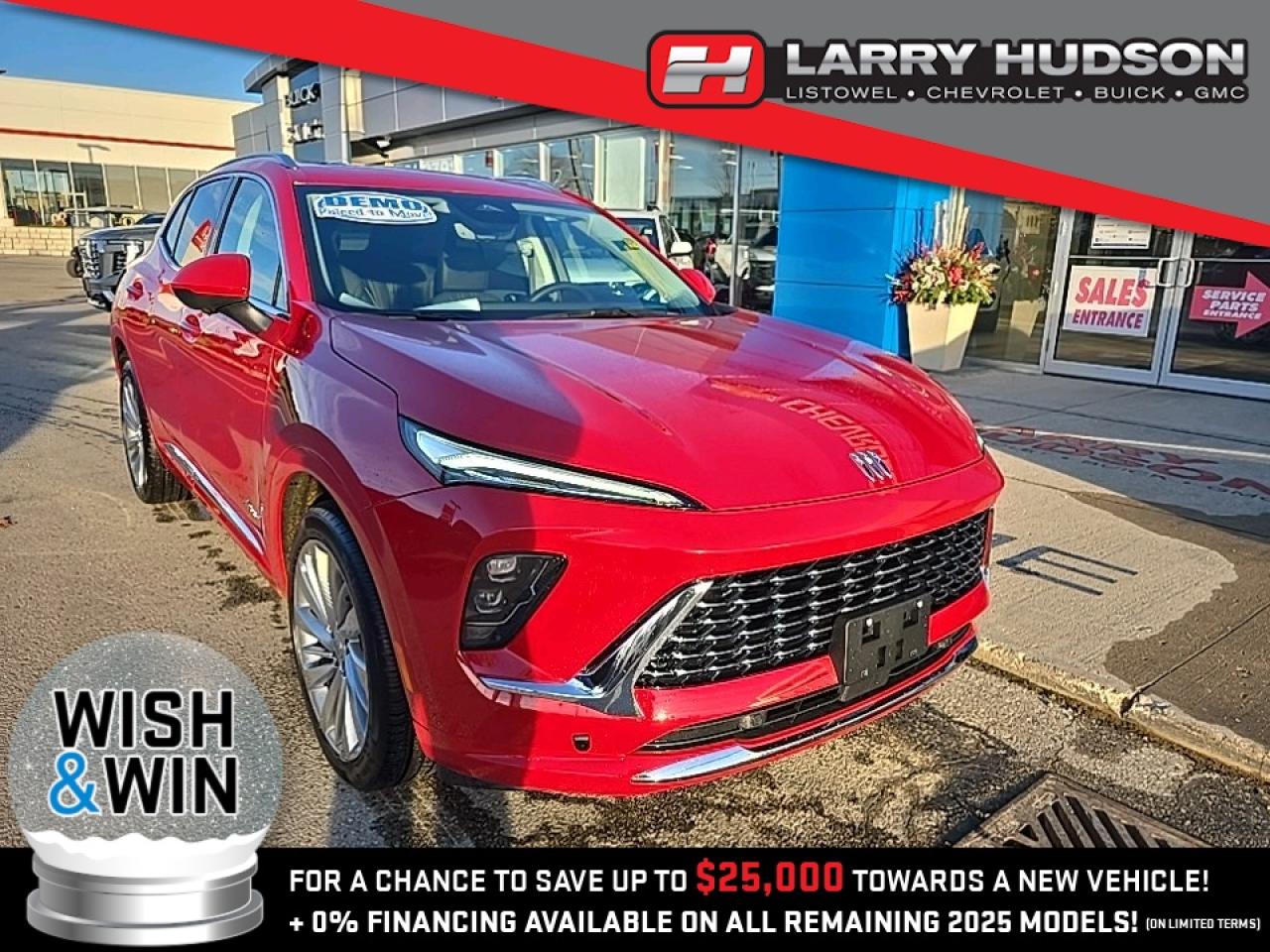 New 2025 Buick Envision Avenir *Used Dealer Demo* for sale in Listowel, ON