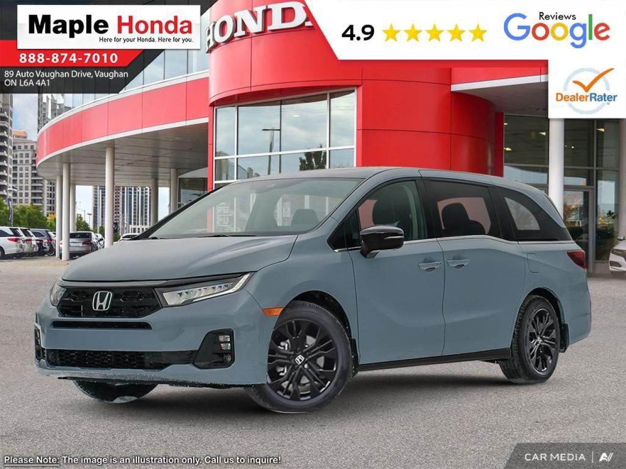 New 2025 Honda Odyssey 4DR AT BLACK EDITION for sale in Vaughan, ON