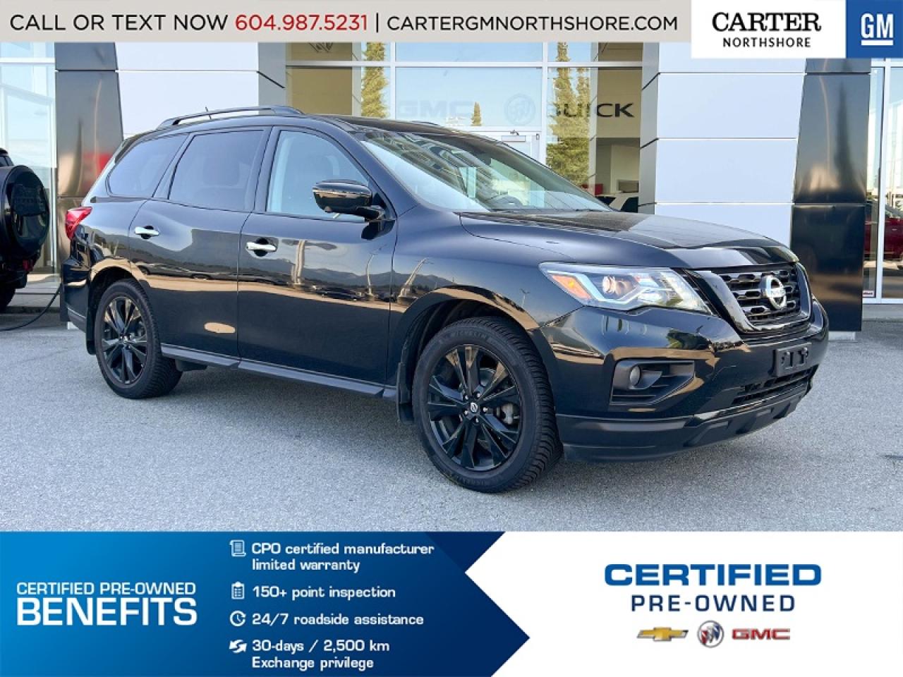 Used 2018 Nissan Pathfinder SL MIDNIGHT EDITION | Panoramic Sunroof/Tow Mode for sale in North Vancouver, BC