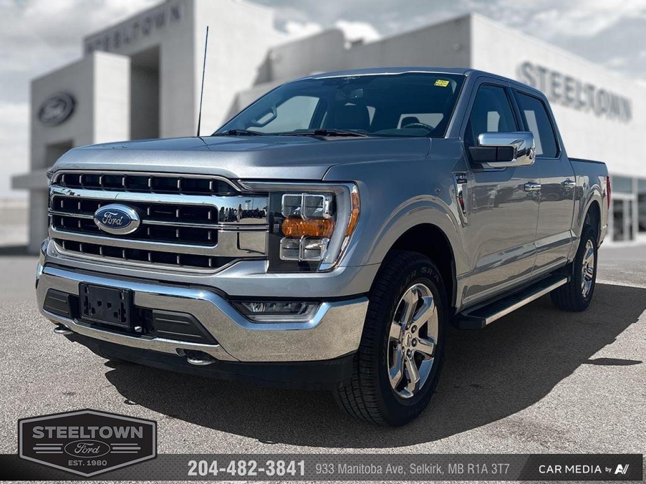 Used 2022 Ford F-150 Lariat  lariat crew 4WD SuperCrew 5.5' Box 501a moon/leather chrome for sale in Selkirk, MB
