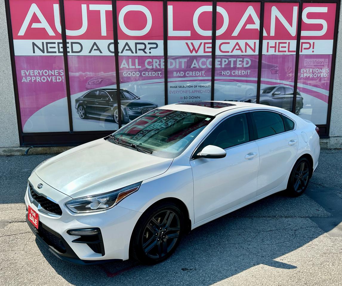 <p><span style=text-decoration: underline;><em><strong>***EASY FINANCE APPROVALS***GOOD CREDIT? BAD CREDIT? STUDENT? NEW TO THE COUNTRY? NO MATTER YOUR SITUATION WE APPROVE EVERYONE!</strong></em></span><span style=font-family: -apple-system, BlinkMacSystemFont, Segoe UI, Roboto, Oxygen, Ubuntu, Cantarell, Open Sans, Helvetica Neue, sans-serif;>  <strong>***NO ACCIDENTS***</strong> </span>Elevate your driving experience with this sleek 2021 Kia Forte EX Premium, featuring 10114,396 kilometers on the odometer. This compact sedan offers an impressive combination of style, comfort, and advanced technology, making it a perfect choice for both city driving and highway cruising The Forte EX Premium is powered by a responsive engine that balances performance and fuel efficiency, allowing you to enjoy every journey. Inside, it boasts a stylish interior equipped with premium leather seating, a user-friendly touchscreen infotainment system with Apple CarPlay and Android Auto, and a host of safety features designed to keep you and your passengers secure. With its spacious cabin and trunk, this vehicle is practical for everyday use. Experience the reliability and modern design of the 2021 Kia Forte EX Premium—your next adventure awaits!</p><p> </p><p><span style=background-color: #ffffff; color: #2c2c2c; font-family: Helvetica; font-size: 16px;>***Special Finance Price Advertised has $2000 finance credit, cash price may differ***</span></p><p> </p><p><span style=font-family: -apple-system, BlinkMacSystemFont, Segoe UI, Roboto, Oxygen, Ubuntu, Cantarell, Open Sans, Helvetica Neue, sans-serif;>****Make this yours today BECAUSE YOU DESERVE IT****</span></p><p> </p><p><span style=font-family: -apple-system, BlinkMacSystemFont, Segoe UI, Roboto, Oxygen, Ubuntu, Cantarell, Open Sans, Helvetica Neue, sans-serif;>We have skilled and knowledgeable sales staff with many years of experience satisfying all our customers needs. theyll work with you to find the right vehicle and at the right price you can afford. we guarantee you will have a pleasant shopping experience that is fun, informative, hassle free and never high pressured. please dont hesitate to give us a call or visit our indoor showroom today! were here to serve you!!</span></p><p> </p><p><span style=font-family: -apple-system, BlinkMacSystemFont, Segoe UI, Roboto, Oxygen, Ubuntu, Cantarell, Open Sans, Helvetica Neue, sans-serif;>***Financing***</span></p><p> </p><p>We offer amazing financing options. Our Financing specialists can get you INSTANTLY approved for a car loan with the interest rates as low as 3.99% and $0 down and no payments for 6 months (O.A.C). Additional financing fees may apply. Auto Financing is our specialty. Our experts are proud to say 100% APPLICATIONS ACCEPTED, FINANCE ANY CAR, ANY CREDIT, EVEN NO CREDIT! Its FREE TO APPLY and Our process is fast & easy. We can often get YOU AN approval and deliver your NEW car the SAME DAY.</p><p> </p><p>***Price***</p><p> </p><p>FRONTIER FINE CARS is known to be one of the most competitive dealerships within the Greater Toronto Area providing high quality vehicles at low price points. Prices are subject to change without notice. All prices are price of the vehicle plus HST, Licensing & Safety Certification. <span style=font-family: Helvetica; font-size: 16px; -webkit-text-stroke-color: #000000; background-color: #ffffff;>DISCLAIMER: This vehicle is not Drivable as it is not Certified. All vehicles we sell are Drivable after certification, which is available for $799 but not manadatory.</span> </p><p> </p><p>***Trade*** Have a trade? Well take it! We offer free appraisals for our valued clients that would like to trade in their old unit in for a new one.</p><p> </p><p>***About us***</p><p> </p><p>Frontier fine cars, offers a huge selection of vehicles in an immaculate INDOOR showroom. Our goal is to provide our customers WITH quality vehicles AT EXCELLENT prices with IMPECCABLE customer service. Not only do we sell vehicles, we always sell peace of mind!</p><p> </p><p>Buy with confidence and call today 416-759-2277 or email us to book a test drive now! frontierfinecars@hotmail.com Located @ 1261 Kennedy Rd Unit a in Scarborough</p><p> </p><p>***NO REASONABLE OFFERS REFUSED***</p><p> </p><p>Thank you for your consideration & we look forward to putting you in your next vehicle! Serving used cars Toronto, Scarborough, Pickering, Ajax, Oshawa, Whitby, Markham, Richmond Hill, Vaughn, Woodbridge, Mississauga, Trenton, Peterborough, Lindsay, Bowmanville, Oakville, Stouffville, Uxbridge, Sudbury, Thunder Bay,Timmins, Sault Ste. Marie, London, Kitchener, Brampton, Cambridge, Georgetown, St Catherines, Bolton, Orangeville, Hamilton, North York, Etobicoke, Kingston, Barrie, North Bay, Huntsville, Orillia</p>