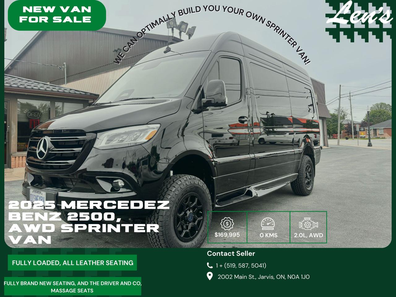 2025 Mercedes-Benz Sprinter Able to, Order Customize and Suit your Own Van!