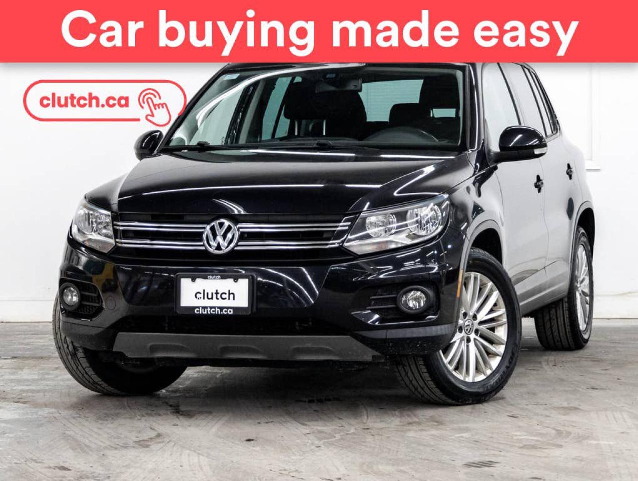 Used 2016 Volkswagen Tiguan Special Edition AWD w/ Navigation Pkg w/ Apple CarPlay & Android Auto, Panoramic Moonroof, Nav for sale in Toronto, ON