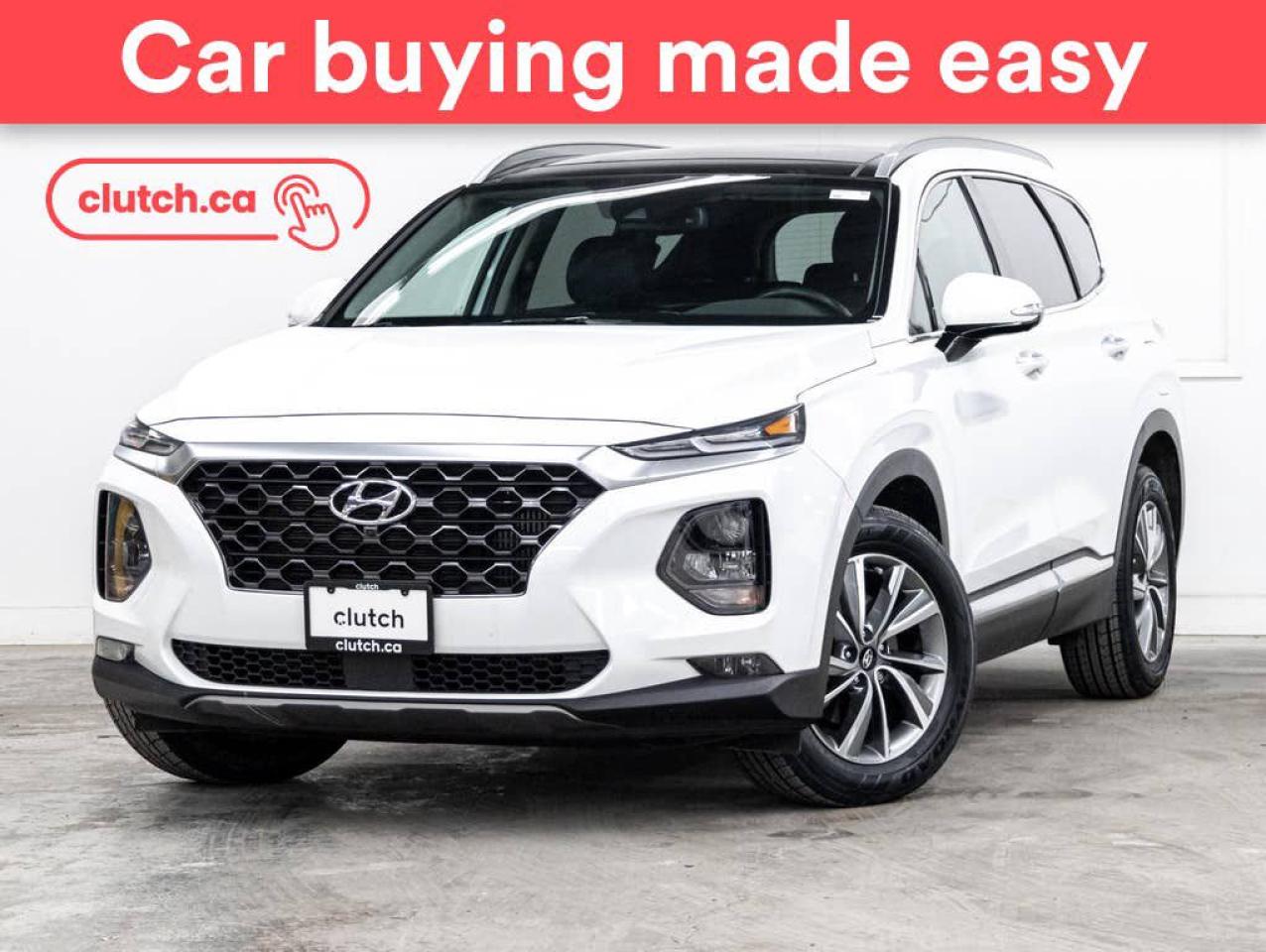 Used 2019 Hyundai Santa Fe Luxury AWD w/ Apple CarPlay & Android Auto, Panoramic Moonroof, 360 Cam for sale in Toronto, ON