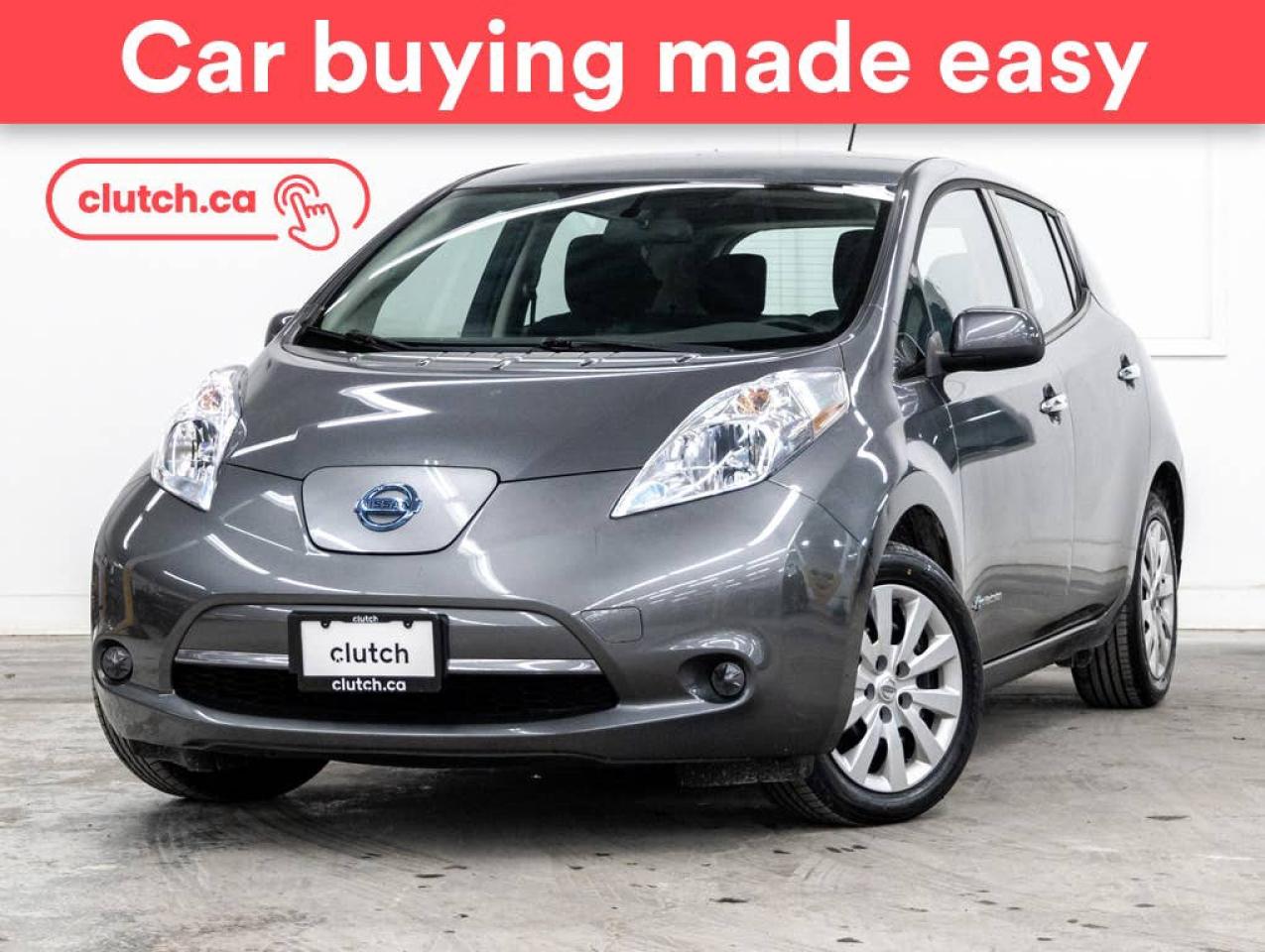 Used 2017 Nissan Leaf S w/ Heated Steering Wheel, Heated Front Seats, Heated Rear Seats for sale in Toronto, ON