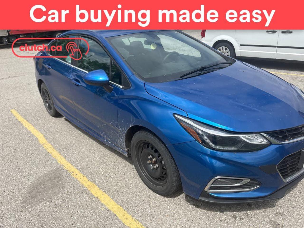 Used 2018 Chevrolet Cruze LT w/ Apple CarPlay, Heated Front Seats, Rearview Cam for sale in Toronto, ON