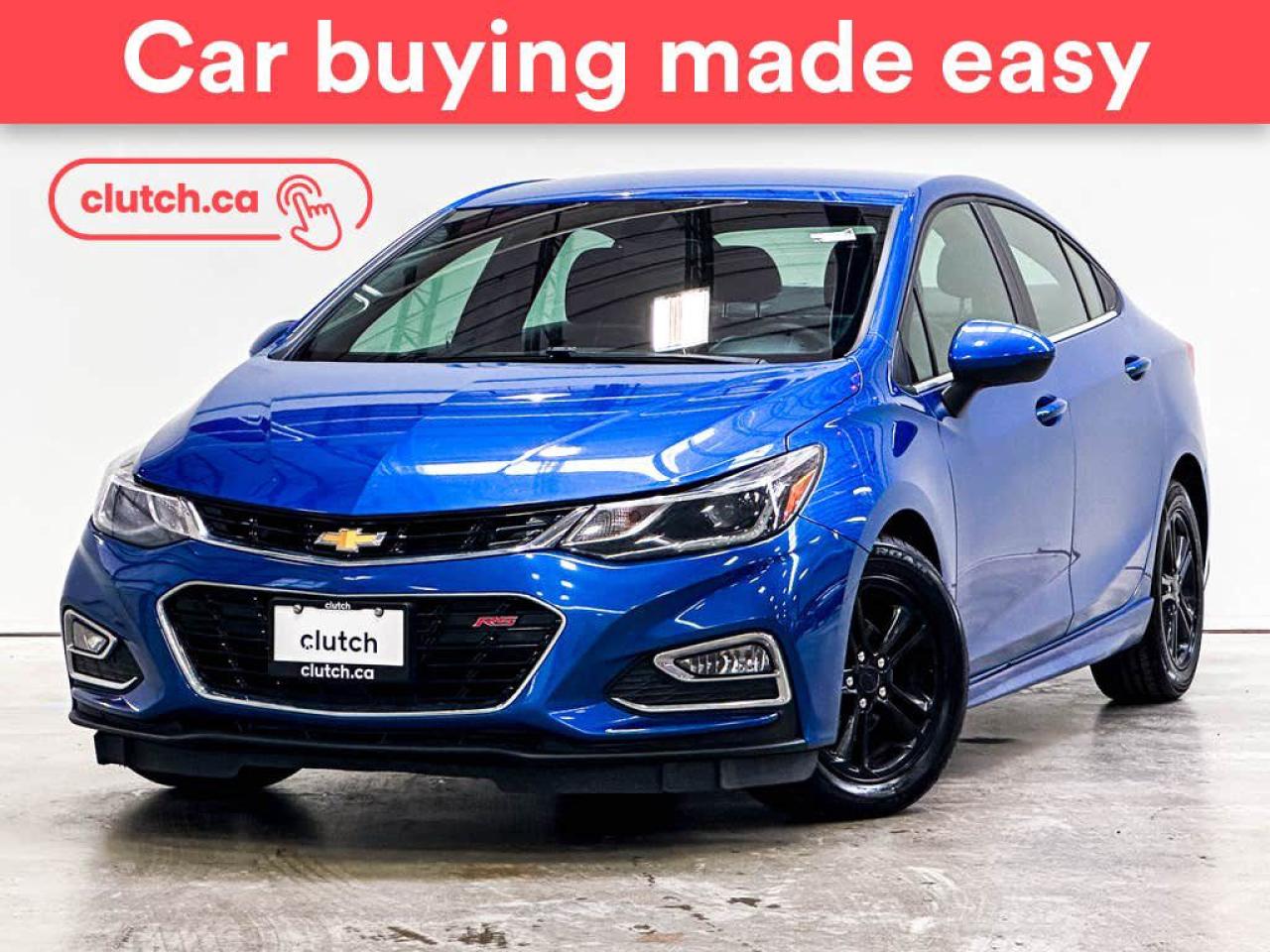Used 2018 Chevrolet Cruze LT w/ Apple CarPlay, Heated Front Seats, Rearview Cam for sale in Toronto, ON