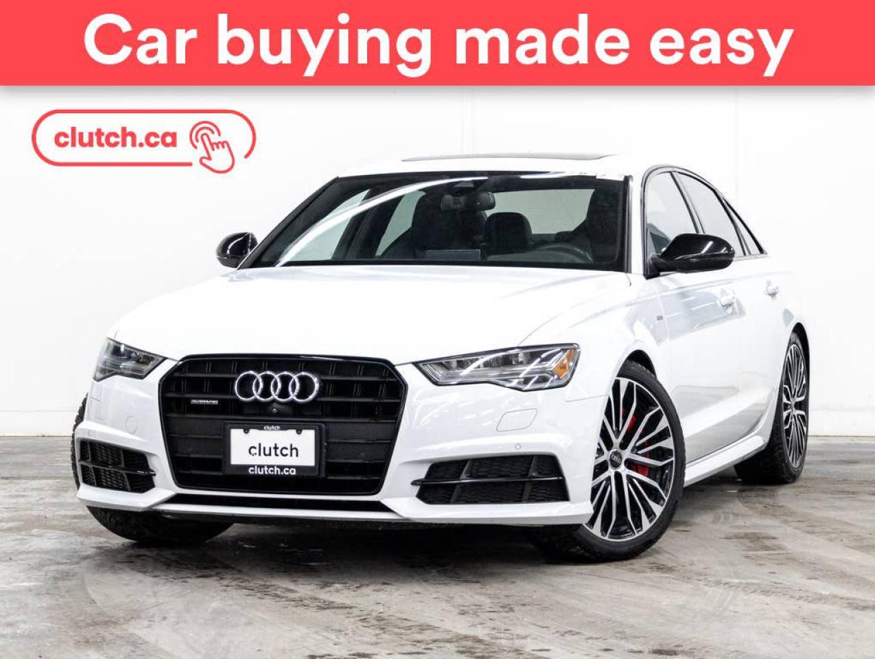 Used 2017 Audi A6 Competition AWD w/ Apple CarPlay & Android Auto, Power Moonroof, Nav for sale in Toronto, ON