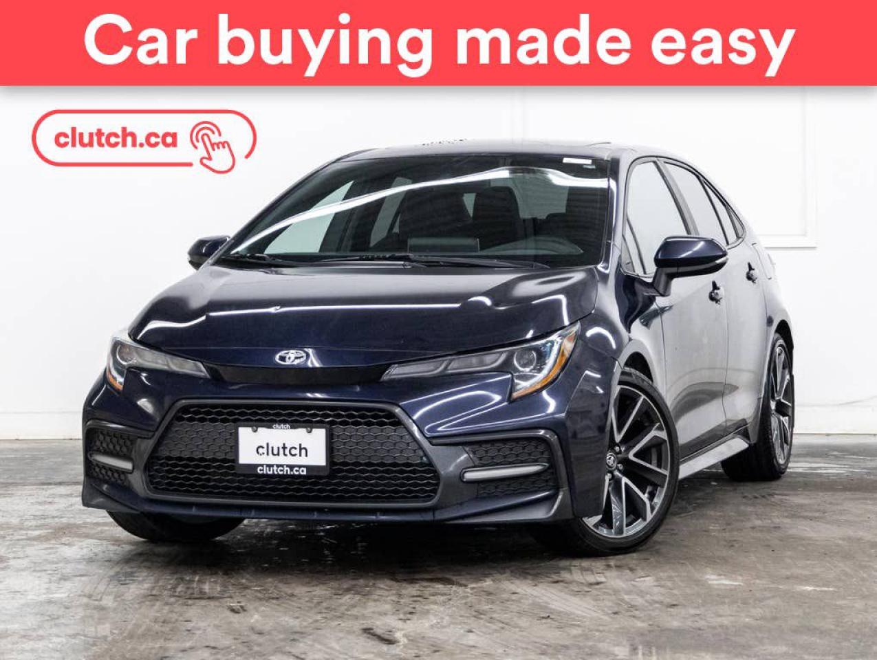 Used 2021 Toyota Corolla SE w/ SE Upgrade Pkg w/Apple CarPlay & Android Auto, Heated Front Seats, Backup Cam for sale in Toronto, ON