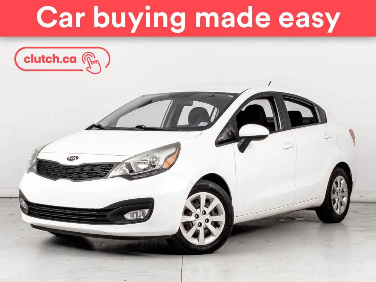 Used 2013 Kia Rio LX w/ A/C, Bluetooth for sale in Bedford, NS