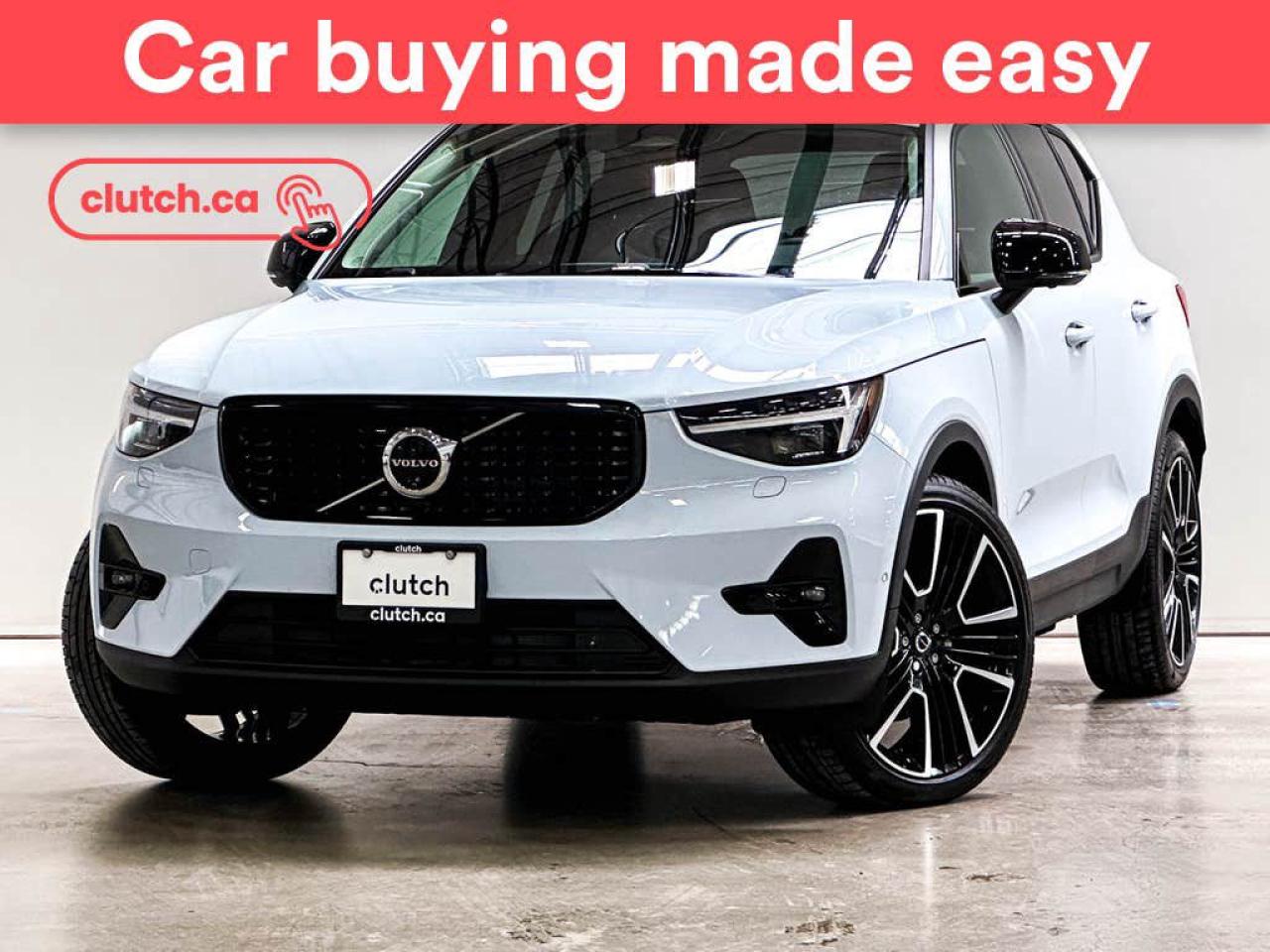 Used 2024 Volvo XC40 B5 Ultimate Bright Theme AWD w/ Apple CarPlay, Heated Front Seats, Rearview Cam for sale in Toronto, ON