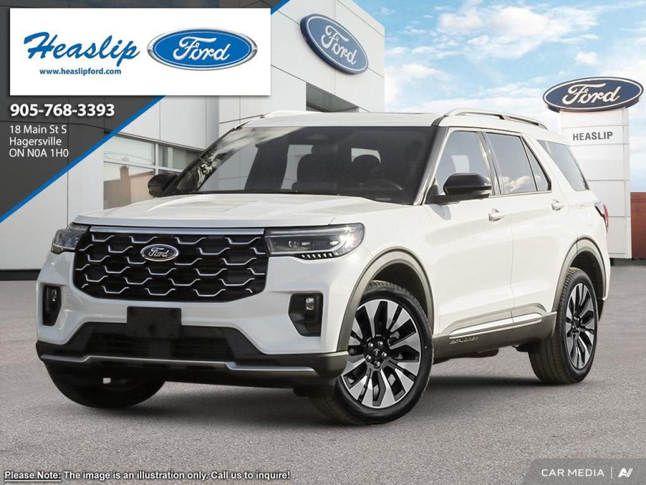 New 2025 Ford Explorer Platinum for sale in Hagersville, ON