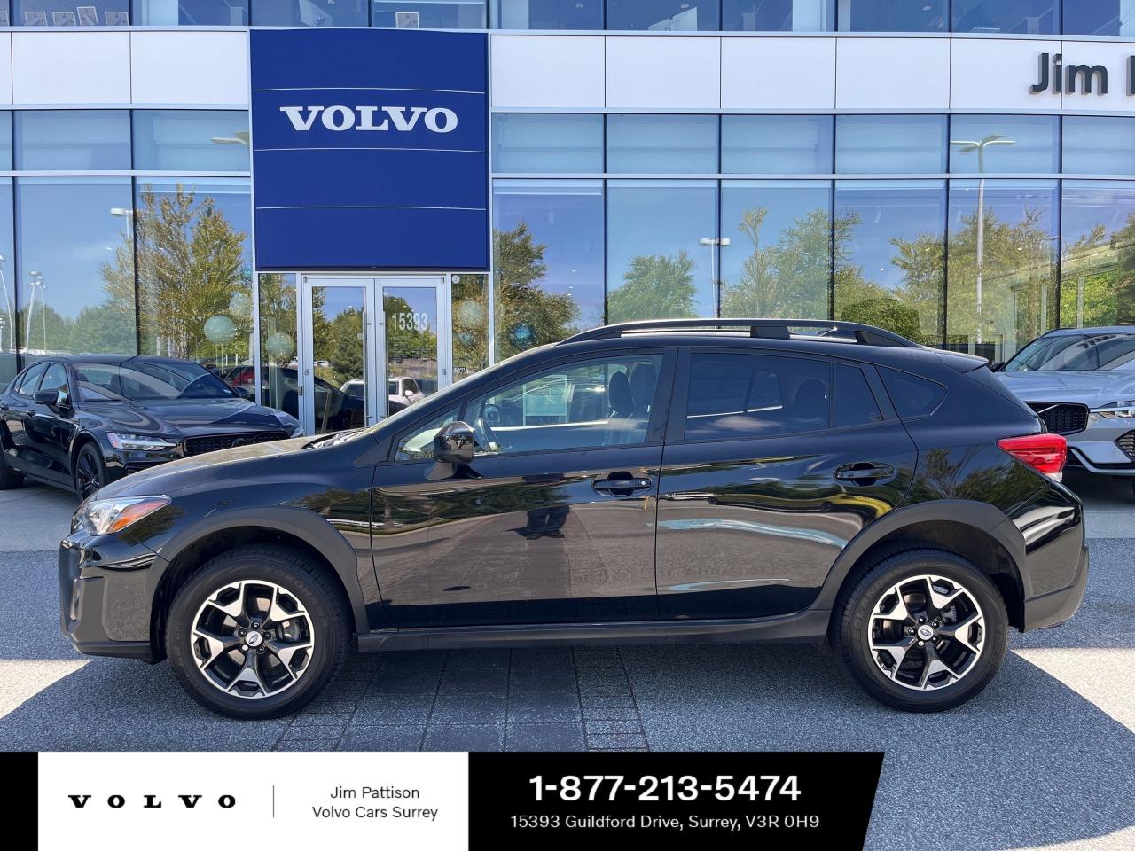 2018 Subaru Crosstrek Sport  Manual Fun Meets All-Weather Confidence

For those who love to drive, this 2018 Subaru Crosstrek Sport delivers real engagement with its 6-speed manual transmission, rugged versatility, and go-anywhere Subaru Symmetrical AWD. Finished in a sporty design and loaded with everyday features, its ready for your next adventureon or off the road.

Key Features:
?? 2.0L BOXER Engine  Balanced performance with 152 hp
?? 6-Speed Manual Transmission  For drivers who love to stay connected to the road
 Subaru Symmetrical All-Wheel Drive  Legendary traction in all seasons
?? 17" Alloy Wheels  Durable and stylish
?? Heated Front Seats  Comfort for those cold Canadian mornings
?? 7 Touchscreen with Apple CarPlay & Android Auto
?? STARLINK Multimedia System  Easy-to-use and intuitive
?? Rearview Camera  Confident reversing and tight parking
?? Keyless Entry
?? Subarus Renowned Safety and Reliability

With its rugged capability, compact footprint, and sporty personality, this Crosstrek Sport is perfect for commuting during the week and escaping to the mountains on the weekend.

?? Available now at Jim Pattison Volvo Cars Surrey  Book your test drive today and experience the fun of driving stick again.
Price does not include $595 documentation, $695 used car finance placement fee or taxes. D#30601