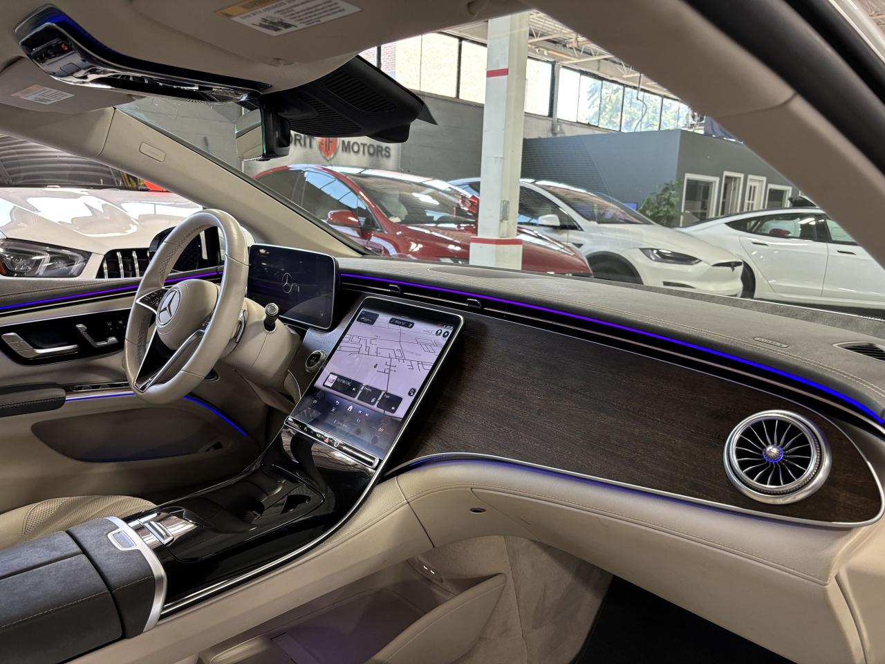 2022 Mercedes-Benz E-Class EQS450+|SEDAN|CREAMLEATHER|BURMESTER|WOOD|AMBIENT| - Photo #18