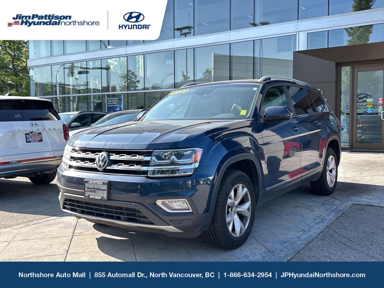 Used 2018 Volkswagen Atlas Highline No Accidents! for sale in North Vancouver, BC