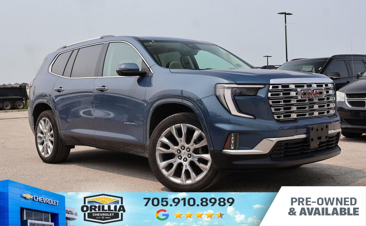 Used 2024 GMC Acadia Denali | Moonroof | for sale in Orillia, ON