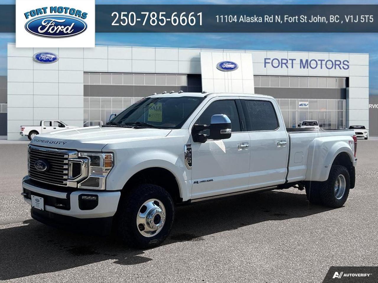 Used 2022 Ford F-350 4X4 CREW CAB PU DRW/ for sale in Fort St John, BC