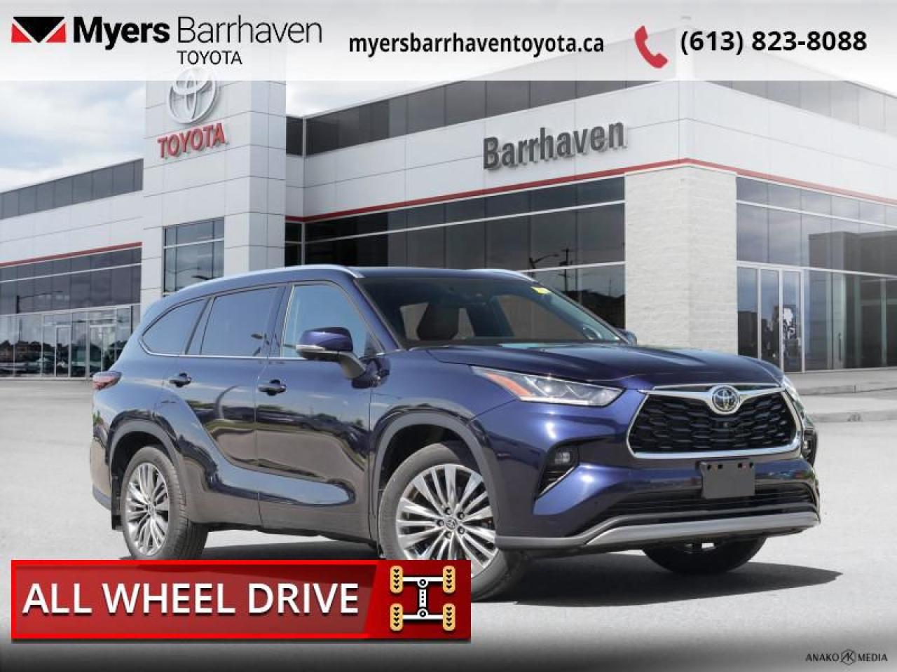 Used 2024 Toyota Highlander Platinum  - HUD -  360 Camera for sale in Ottawa, ON