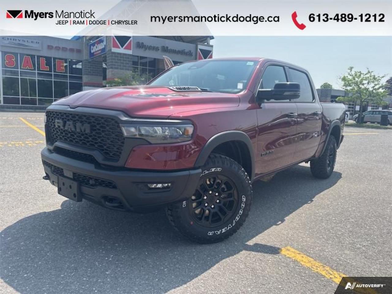 New 2025 RAM 1500 Rebel for sale in Ottawa, ON