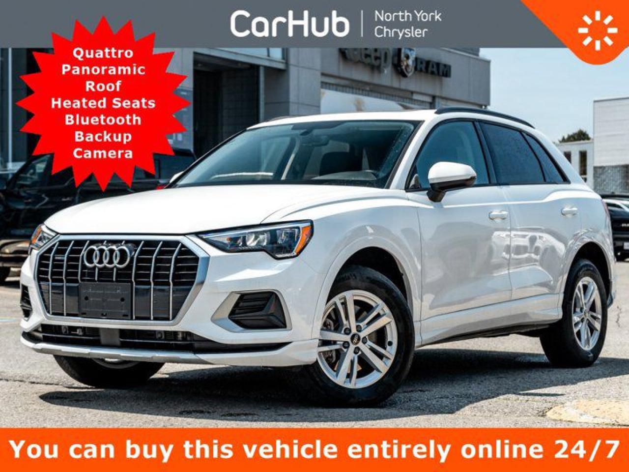 Used 2022 Audi Q3 Komfort Quattro Panoroof Heated Seats Bluetooth Backup Cam for sale in Thornhill, ON