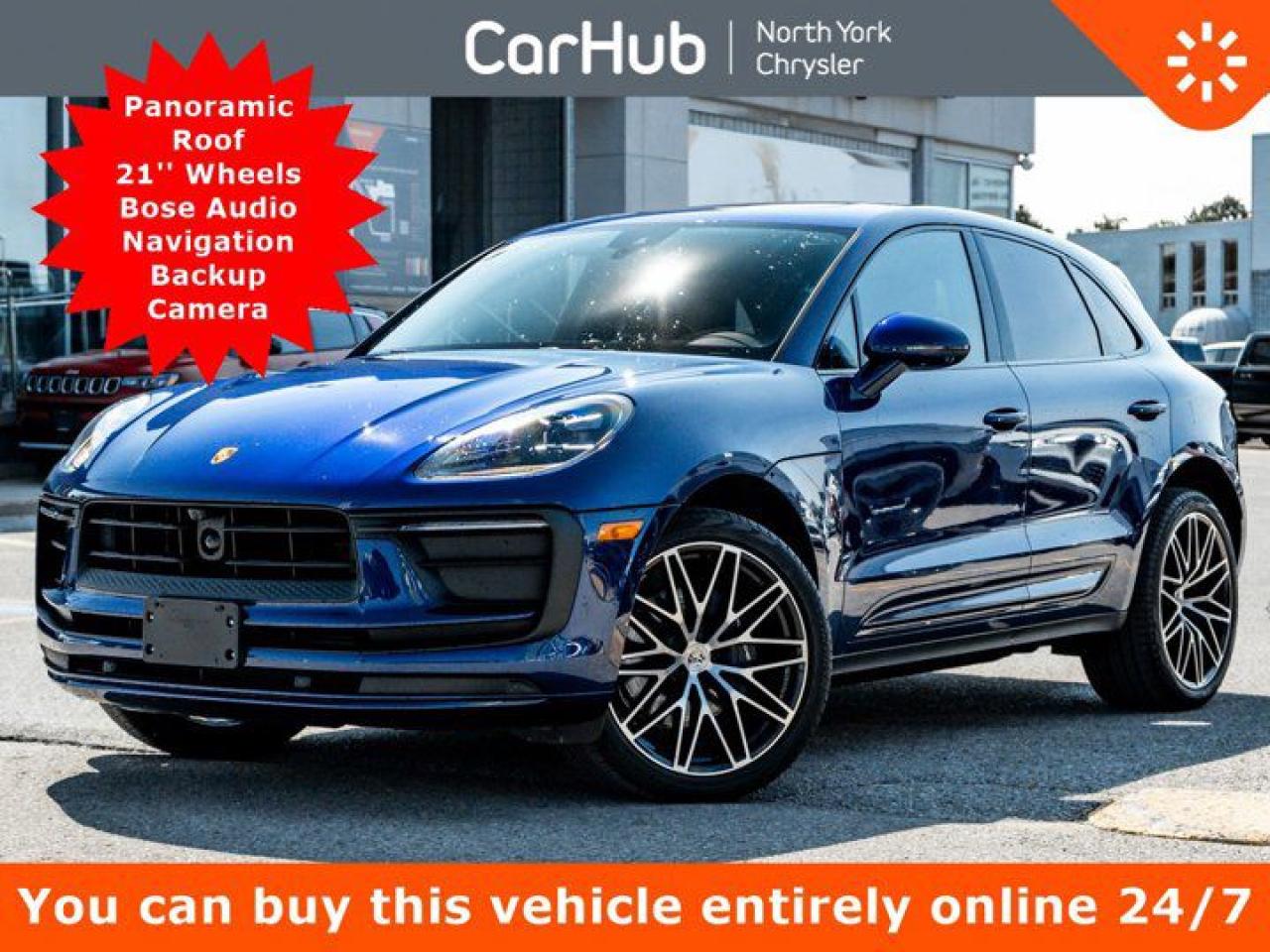 Used 2023 Porsche Macan AWD Panoroof 21'' Wheels Bose Audio Navi Backup Cam for sale in Thornhill, ON