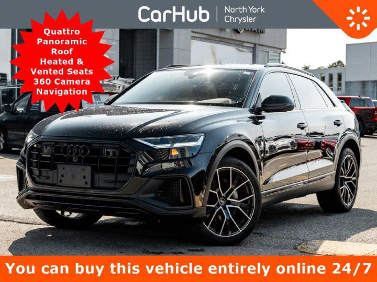 Used 2021 Audi Q8 Progressiv Quattro Panoroof Heated Vented Seats 360 Cam Navi for sale in Thornhill, ON