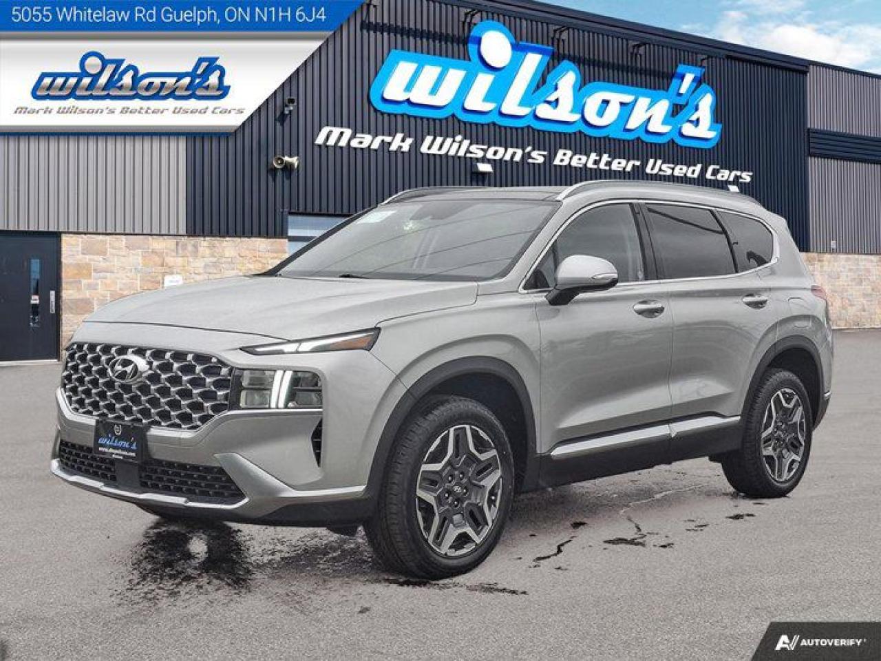 Used 2021 Hyundai Santa Fe Hybrid Preferred Trend AWD | Leather | Pano Roof | Heated Wheel + Seats | New Tires | New Brakes | for sale in Guelph, ON