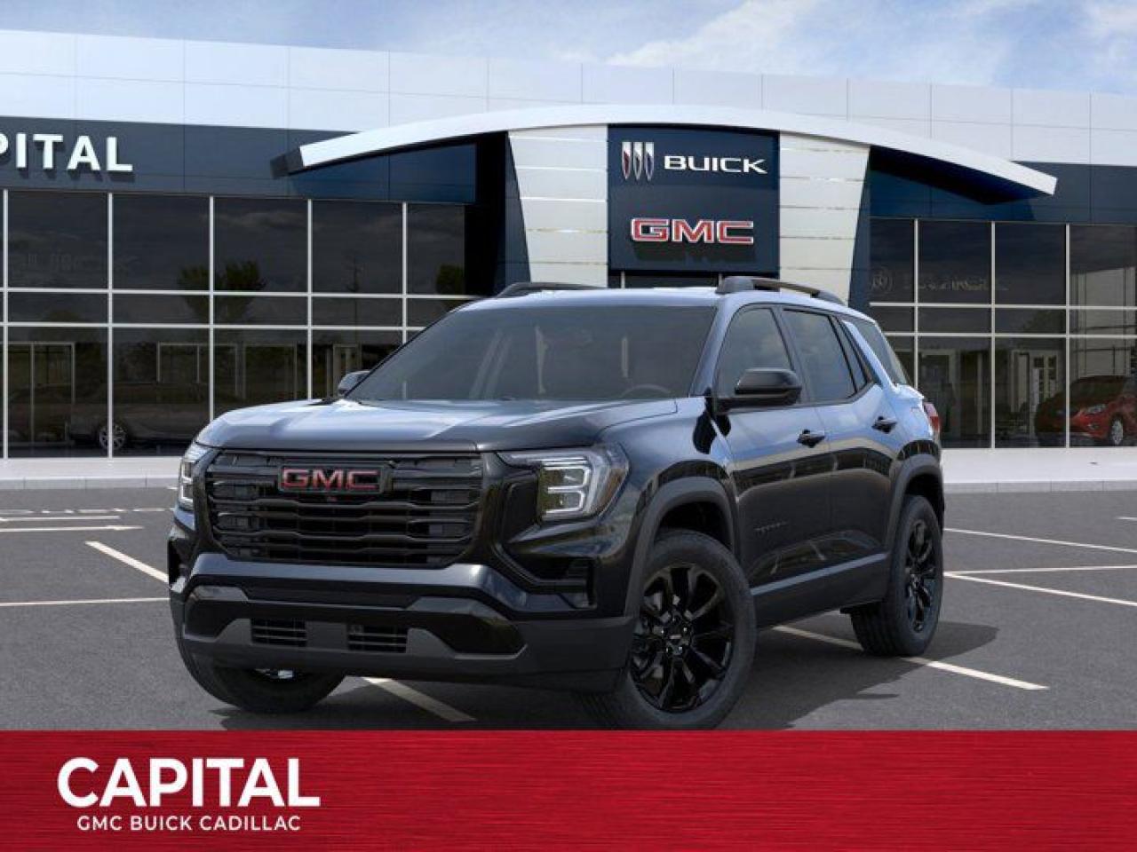 This 2026 GMC Terrain in Ebony Twilight Metallic is equipped with AWD and Turbocharged Gas I4 1.5L/-TBD- engine.From its striking C-shaped LED signature lighting to its stunning floating roof, this GMC Terrain has been refined on every level. With three distinctive options, every trim boasts its own distinctive grille that makes a lasting first impression and sets a bold tone for the rest of the vehicles exterior. Striking LED signature lighting on the taillamps complete Terrains bold design from front to back. Terrains interior seamlessly incorporates exterior design cues to create a cohesive look. Youll find a combination of bold styling, first-class comfort and plenty of space proving its as much about refinement as it is utility. Terrains interior features a standard leather wrapped steering wheel, real aluminum trim and soft-touch materials to enhance your driving experience and maximize comfort for both you and your passengers. A front-to-back flat load floor includes new fold-flat front-passenger and second-row seats so you can quickly go from accommodating people to utilizing every inch of cargo space. The GMC Terrain small SUV is engineered to meet the challenges drivers face every day  from various road surfaces to unexpected conditions. Advanced technology such as the Traction Select system allows you to switch between drive modes to make real-time adjustments based on those ever-changing driving situations. Terrain offers an available suite of intuitive driver-assist and safety technologies  so you can move with confidence in any direction.Check out this vehicles pictures, features, options and specs, and let us know if you have any questions. Helping find the perfect vehicle FOR YOU is our only priority.P.S...Sometimes texting is easier. Text (or call) 306-801-9090 for fast answers at your fingertips!Dealer License #914248Disclaimer: All prices are plus taxes & include all cash credits & loyalties. See dealer for Details.