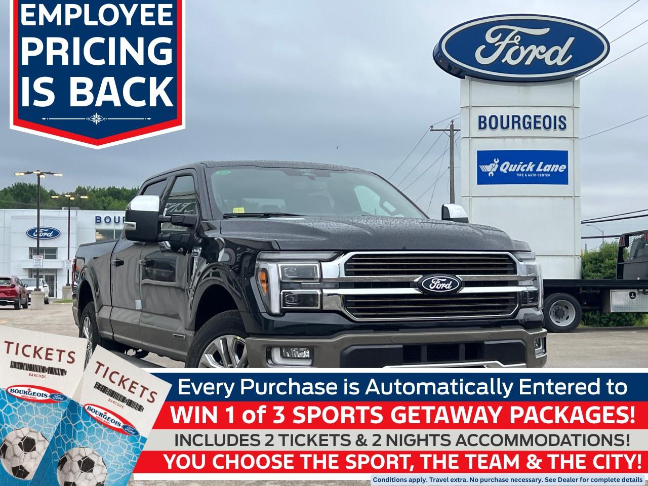 New 2025 Ford F-150 KING RANCH 4WD SUPERCREW 6.5' BOX for sale in Midland, ON