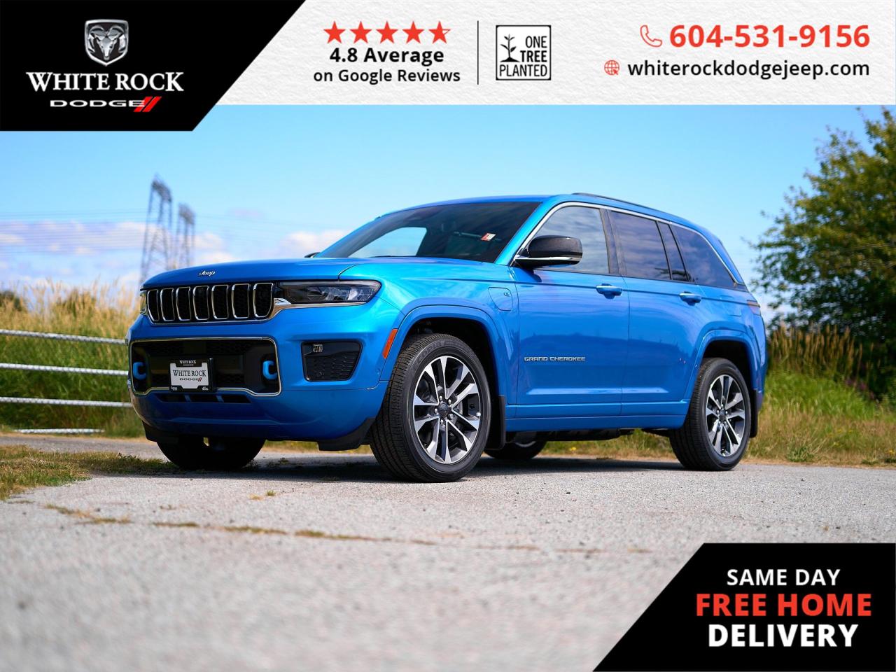 Used 2023 Jeep Grand Cherokee 4xe Overland for sale in Surrey, BC