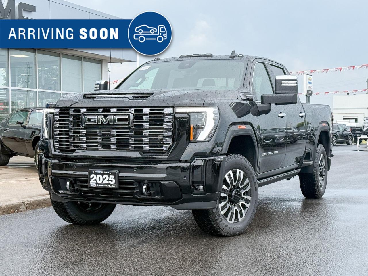 New 2025 GMC Sierra 2500 HD Denali Ultimate DURAMAX 6.6L V8 WITH REMOTE START/ENTRY, HEATED SEATS, HEATED STEERING WHEEL, VENTILATED SEATS, SUNROOF, MULTI-PRO TAILGATE, MASSAGING SEATS for sale in Carleton Place, ON