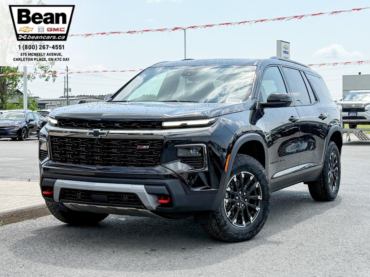 New 2025 Chevrolet Traverse Z71 2.5L 4 CYL WITH REMOTE START/ENTRY, SUNROOF, HEATED SEATS, HEATED STEERING WHEEL, POWER LIFTGATE, HD REAR VISION CAMERA, APPLE CARPLAY AND ANDROID AUTO for sale in Carleton Place, ON