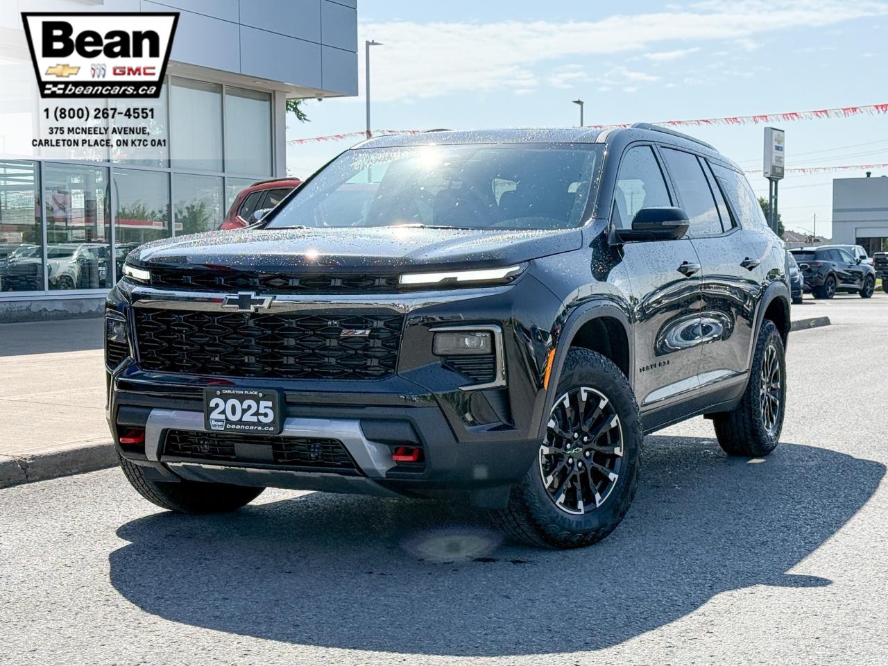 New 2025 Chevrolet Traverse Z71 2.5L 4 CYL WITH REMOTE START/ENTRY, SUNROOF, HEATED SEATS, HEATED STEERING WHEEL, POWER LIFTGATE, HD REAR VISION CAMERA, APPLE CARPLAY AND ANDROID AUTO for sale in Carleton Place, ON
